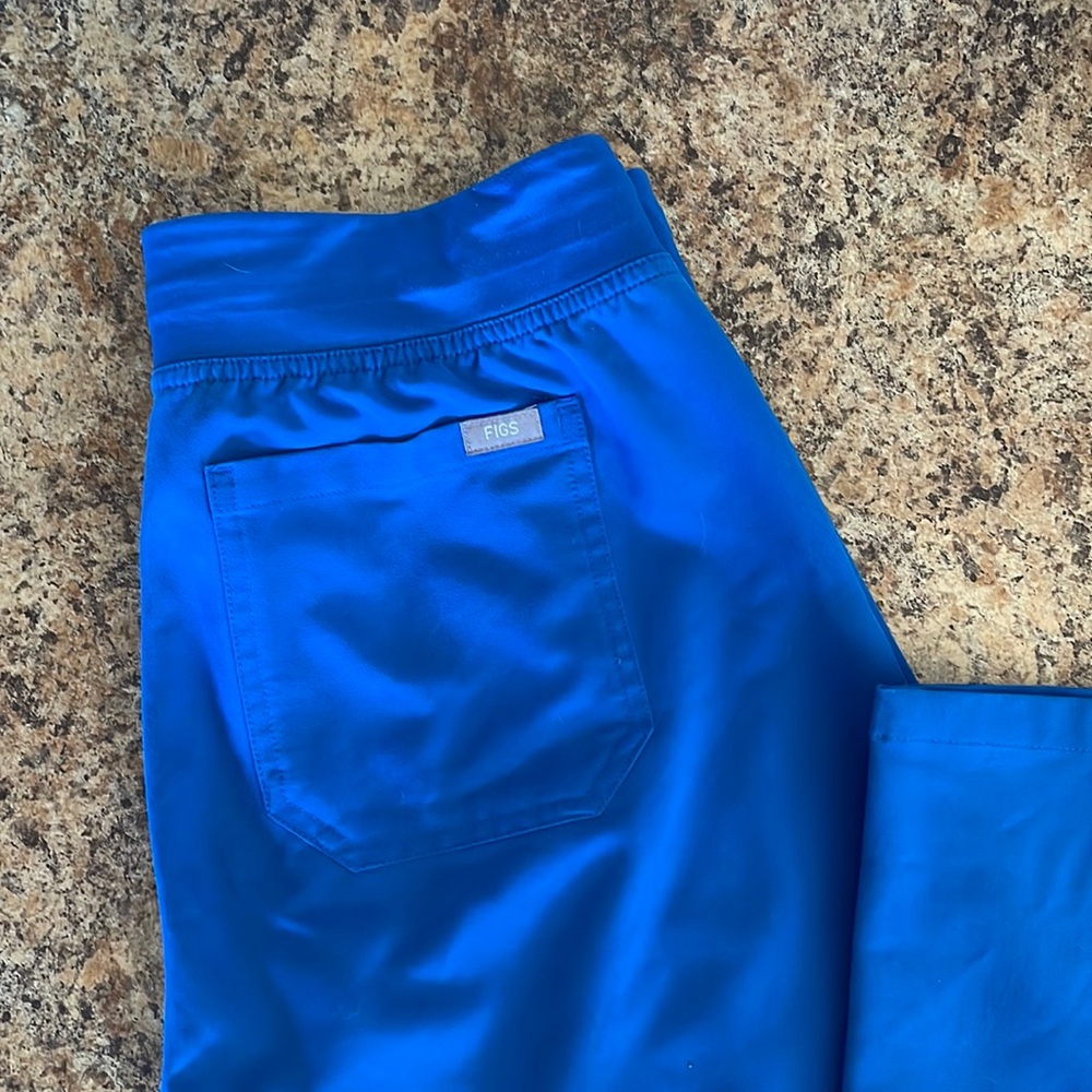 Figs royal blue Livingston pants